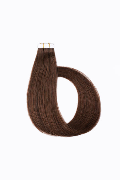 Tape Extensions Haselnussbraun