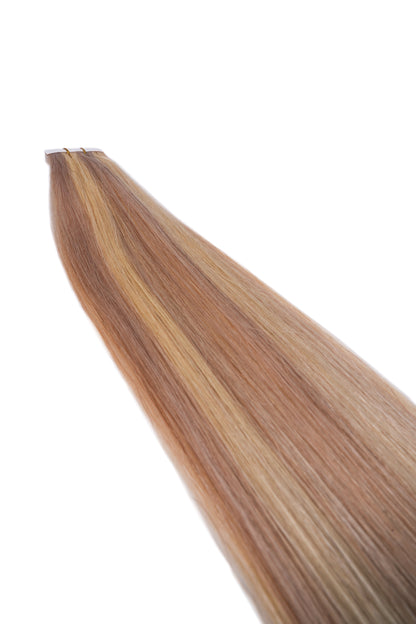Tape Extensions Strähnchenmix Blondtöne