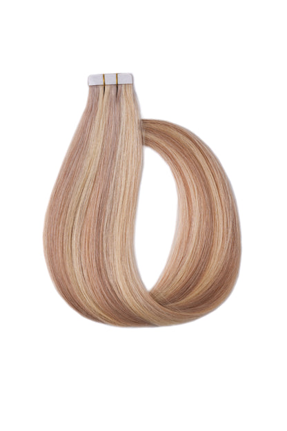 Tape Extensions Strähnchenmix Blondtöne
