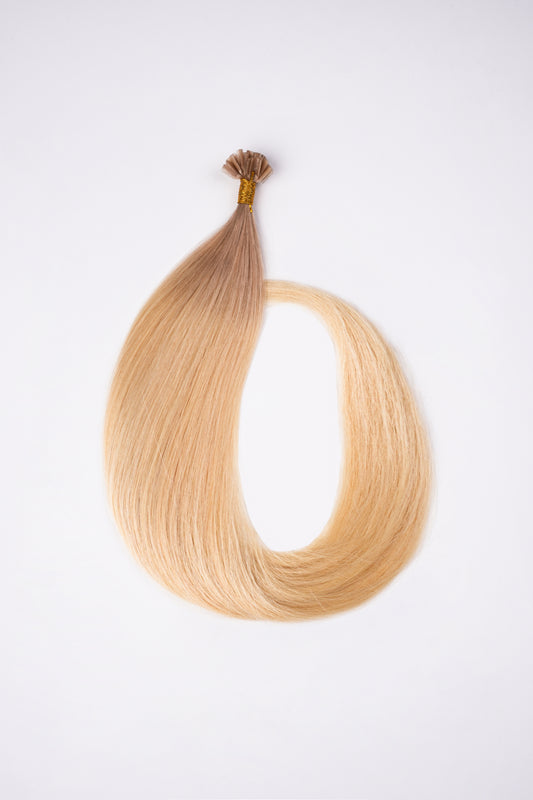 Bonding Extensions Aschblonder Ansatz mit Übergang ins helle Blond